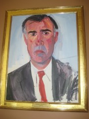 Jerry Brown's official state portrait from his first stint as governor (1975 - 1983)